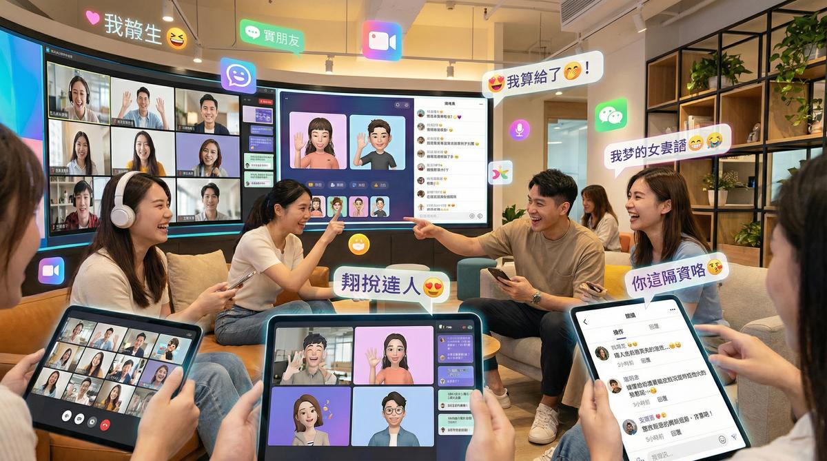 大象传媒甜心社区互动场景